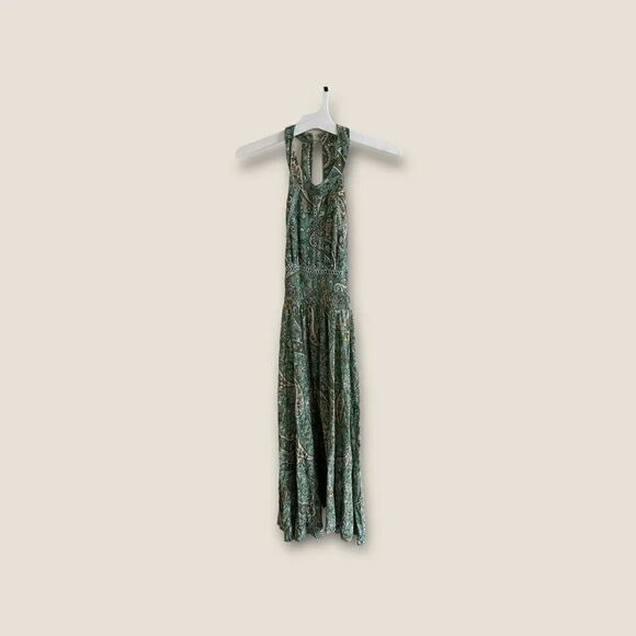 Ivory Bohemian Maxi Dress Size 6 - Picture 1 of 6